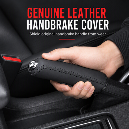 🚗 50% KORTING ✋ Universele beschermhoes voor de handrem – PU-leer, antislip, interieurupgrade ✨
