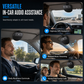 📢📢 50% KORTING🚗SP11 Bluetooth-handsfree-luidspreker voor in de zonneklep met automatische inschakeling via trilling, A2DP-ondersteuning en gesproken melding van beller-ID