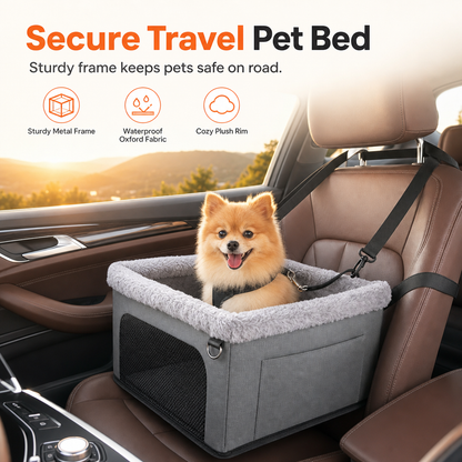 🐶50% KORTING 🚗 Veilig reisligbed voor huisdieren Stevig metalen frame—waterdichte Oxford-stof, veiligheidsriem – beschermt je hond en de stoelen. 🛡️