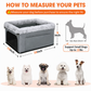 🐶50% KORTING 🚗 Veilig reisligbed voor huisdieren Stevig metalen frame—waterdichte Oxford-stof, veiligheidsriem – beschermt je hond en de stoelen. 🛡️
