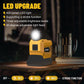 ⚡ 220W Draagbare Stroomomvormer – ideaal voor noodstroom thuis, camping, voertuigonderhoud en bouwplaatsen.