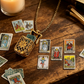 🌟Tijdelijke aanbieding: 50% korting🔮 Ketting met vintage tarot-medaillonhanger