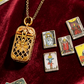 🌟Tijdelijke aanbieding: 50% korting🔮 Ketting met vintage tarot-medaillonhanger