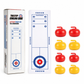 Mini-curlingspel voor op tafel met oprolbare mat en plastic curlingstenen – interactief bordspel voor binnen voor kinderen en volwassenen