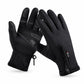 Winterhandschoenen voor buitensporten, waterdicht, winddicht en warm gevoerd, met ritssluiting, geschikt voor fietsen, wandelen en skiën