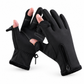 Winterhandschoenen voor buitensporten, waterdicht, winddicht en warm gevoerd, met ritssluiting, geschikt voor fietsen, wandelen en skiën