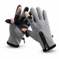 Winterhandschoenen voor buitensporten, waterdicht, winddicht en warm gevoerd, met ritssluiting, geschikt voor fietsen, wandelen en skiën