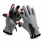 Winterhandschoenen voor buitensporten, waterdicht, winddicht en warm gevoerd, met ritssluiting, geschikt voor fietsen, wandelen en skiën