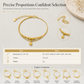 📢📢 50% KORTING✨Dubbellaagse gouden hartvormige bedel-enkelband voor dames met kleine kraaltjes – voetjuwelen als cadeau