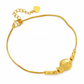 📢📢 50% KORTING✨Dubbellaagse gouden hartvormige bedel-enkelband voor dames met kleine kraaltjes – voetjuwelen als cadeau