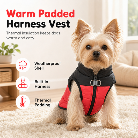 Warm Dog: dikke, winddichte vacht voor de herfst en winter, geschikt voor kleine, middelgrote en grote honden