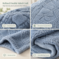 📢📢 50% KORTING❄️Zachte, pluche jacquarddeken – Dubbelzijdige, behaaglijke warmte voor de bank, het bed en de sofa