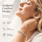 🦋 50% KORTING! ✨ Armband met vlinder-motief en Cubaanse schakels, bezet met zirkonia in pavé-stijl – AAA+ micro-pavé-steentjes op gepolijste Cubaanse schakels, meerlaagse platina-zilveren galvanisatie, dubbele veiligheidssluiting en hypoallergeen – 7,5" 💎