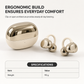 Draadloze Bluetooth-oordopjes met open oorclip voor sport