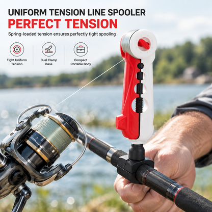 📢📢 50% KORTING🎣 Draagbare vislijnspoel & molenwikkelaar – Compact visaccessoire
