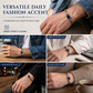 📢📢50% KORTING !! ⏰ Handgemaakte vintage sieraden van gevlochten sterlingzilver in meanderpatroon – Opvallende hiphopstijl voor mannen en vrouwen ✨