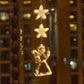 🎄 Kerstraamverlichting met Zuignappen