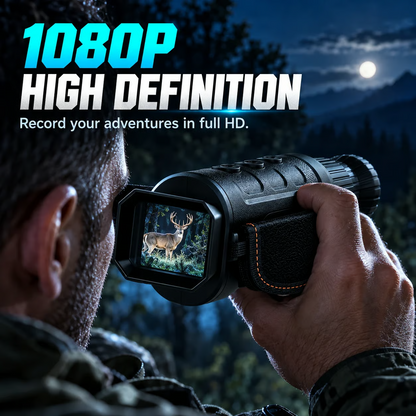 ⏳ Tijdelijke korting 🔥 Zie direct in het donker! 1080P 16x zoom nachtkijker 👁️🔭