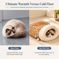 ❄️🐾Winter Warm halfgesloten slaapsak voor huisdieren