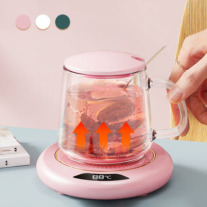 ☕ 50% KORTING! 🔥 Elektrische koffiemok met verwarming – 3 temperatuurstanden ✨
