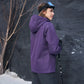3-in-1 waterproof winter coat, fleece-lined, two-piece suit, ski and hiking jacket with hood